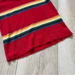 Brandy Melville Rainbow Crop Tank Top Red (One Size) colorful casual stretch Photo 2