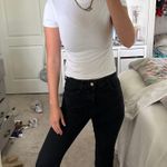 ZARA black mini flare jeans Photo 0