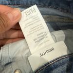 Paige  Brigitte‎ Jeans Distressed Size 31 Light Blue Wash Photo 3