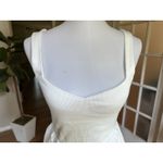 ZARA  White Eyelet Embroidered Sleeveless Dress Size M NWT Summer Casual Cotton Photo 3