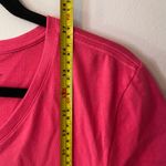 Life is Good Hot Pink Crusher Tee Tropical Heart V-Neck Women's size Large Photo 7