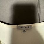 White Birch Asymmetrical White Bodysuit Photo 2