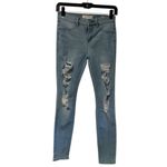PacSun Light Blue Perfect Fit Ripped Jeggings Skinny Jeans size 25 Photo 3