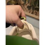 Kurt Geiger Shoes Womens Size 9.5 White Green Lace Up Low Top Casual Sneakers Photo 5