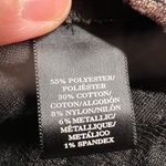 Ann Taylor Mauve Pink Leaf Print Metallic Shimmer Peplum Tank Top Size Small EUC Photo 3