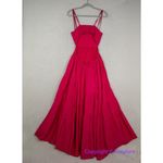 Anthropologie New! Let Me Be Cutout Tiered Dress in Magenta, women size XS Photo 9