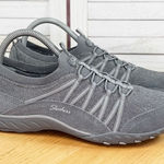 Skechers Relaxed Fit Breathe Easy Her Journey Slip On Sneakers Grey 8 Photo 0