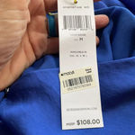 BCBGeneration Faux Wrap dress Azure Blue Size medium NWT Cocktail Minidress Photo 10