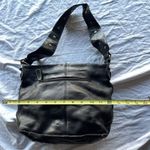 Vintage Sereta Leather Black Handbag Women’s Leather Purse Studded Shoulder Bag Photo 4