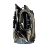 Custom Genuine 100%PVC Hornback Skin Leather Purse Black Photo 4