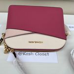 Michael Kors MK Jet Set Travel Medium Dome Xcross Crossbody Bag- Rosewood Multi Photo 5