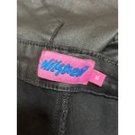 Edikted  Women's Black High Waisted Coated Flare Bootcut Trousers Pants Size XL Photo 2