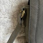 Southwestern Grey Crossbody Bag with Saddle Shape and Tassel Detail Gray Photo 4