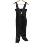 WE WORE WHAT Moto Overalls Vegan Leather Black XS WWQ06 1 Photo 4