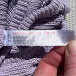 Free People FP Beach Light Purple Sleeveless Crop Top Sweater Vest Linen Size M Photo 5