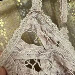 Free People  FP One Knit Thermal Antique Lavender Cami Medium NWOT Photo 4