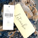 Anthropologie NWT Let Me Be Off The Shoulder Sheer Blouse Tan Yellow Beaded XS Photo 11