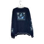 Holiday Lodge North Crest Women’s Full Zip Sweater Cardigan Ski Lodge Sz L(14 Photo 2