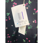 Racil NWT Mama High Waist Floral Print Trousers in Midnight Blue Sz FR 38/US 10 Photo 5