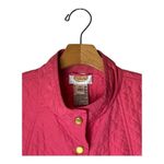 Talbots  Vest Women XL Pink Quilted Button Front Lightweight‎ Outdoor Preppy Photo 2