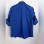 Lauren Ralph Lauren Button Down shirt long sleeve Royal Blue Crest Logo vintage Size L Photo 1