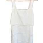 Draper James RSVP Ivory Lace-Trimmed Eyelet Midi Dress Size 14 Photo 0