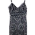 Storia - Black Eyelet Panel Mini Dress - S Photo 0