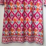 Charlie Paige  Abstract Tunic Dress Pink Aqua Orange White Size Small Photo 1