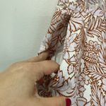 Rachel Zoe Linen Wide Leg Cropped Pants Floral Print Resort Wear Sz XL Photo 3