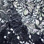 Monique Lhuillier NEW ML Moniqu Lhuillier Floral Lace Embellished Beaded Cocktail Sheath Dress 14 Photo 8