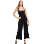 l*space NWT L* Wide Leg Vera Ribbed Jumpsuit Coverup in Iris Size Small Photo 8