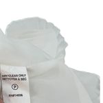 Ramy Brook Shauna Dress Pleated Tiered Chiffon Ivory White Size Small Photo 13