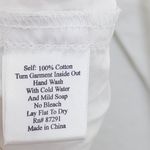 Liberty Love Johnny Was For Love and Liberty Womens Top Size S Ruffle Gothic Embroidered Vamp Photo 7