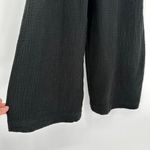 Rails Trucker Sleeveless Jumpsuit V-Neck Cotton Gauze Relaxed Black Women's XS Photo 5