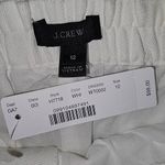 J.Crew NWT Womens White Stretch Linen Easy Pants 12 Photo 2