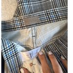 MOTHER The Insider Ankle Plaid Trouser Jean Pant Size 26 Gray Photo 5