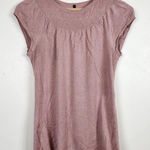 Elie Tahari Silk Cashmere Knit Small Petite Mauve Pink Ruched Blouse Soft Luxury Photo 0