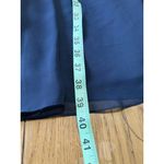 Azazie Bridesmaid Dress Blue Size A0 Midi A Line Flare Polyester Formal‎ Wedding Photo 7