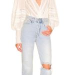 Free People We the Free Lasso Ripped Straight Leg Jeans Photo 0