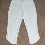 Sympli Zest Capri Signature Stretch Jersey Ankle Zip Pant White 16 Photo 1