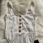 Nasty Gal lf There's a Will Buttoned Ribbed Swimsuit size 4 Photo 6