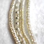 Apt. 9  Exciting Multi Strand/Lengths Silver/Gold Tone Varing Style Chain Necklace Photo 2