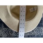 Swiss Tech Performance Paper Straw Hat Wide Brim One Size Black Ribbon Trim NWOT Photo 3