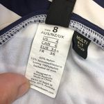 Niptuck Striped One Piece Swimsuit: Navy & White Nautical Beach Coastal Blue Size 4 Photo 7