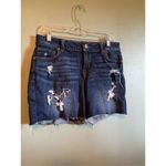 Maurice's Maurice’s Dark Wash Jean Shorts Size 10 Photo 1