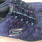 Skechers Air Memory Foam Sneakers Womens Shoes Size 10 Navy Blue Sketchers Photo 3