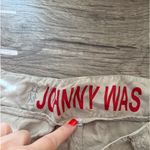 Johnny Was  tan‎ cargo pants size 12 Photo 2