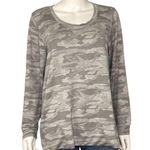 Workshop Republic Clothing Grey Camouflage Sweatshirt Women’s Size 1X Photo 1