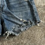 Paige  Jean Shorts Womens 28 Sarah Longline Blue Denim Distressed Photo 3