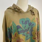 Yesno Long Hoodie Sweatshirt Dress Olive Green Hippie Grunge Photo 1